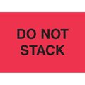 Decker Tape Products Label, DL2344, DO NOT STACK, 2" X 3" DL2344